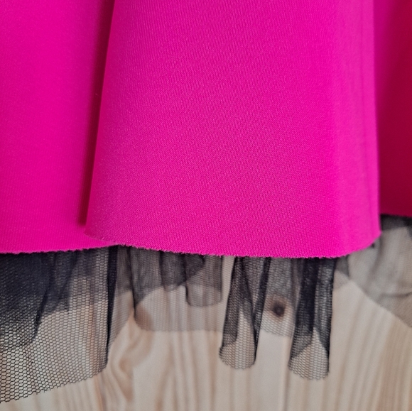 Weissman Dance Pink/Black Girls Size M Child Zip Back party competition Tea Time - Picture 15 of 16